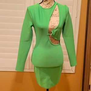 superdown Green Mini Dress